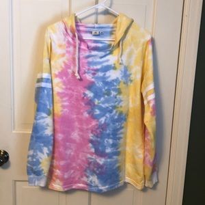 NWOT XL tie-dye hoodie